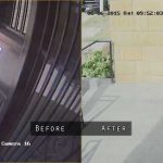 This is a resized before and after shot comparing the WDR function of the HD-TVI cameras to other analog cameras.