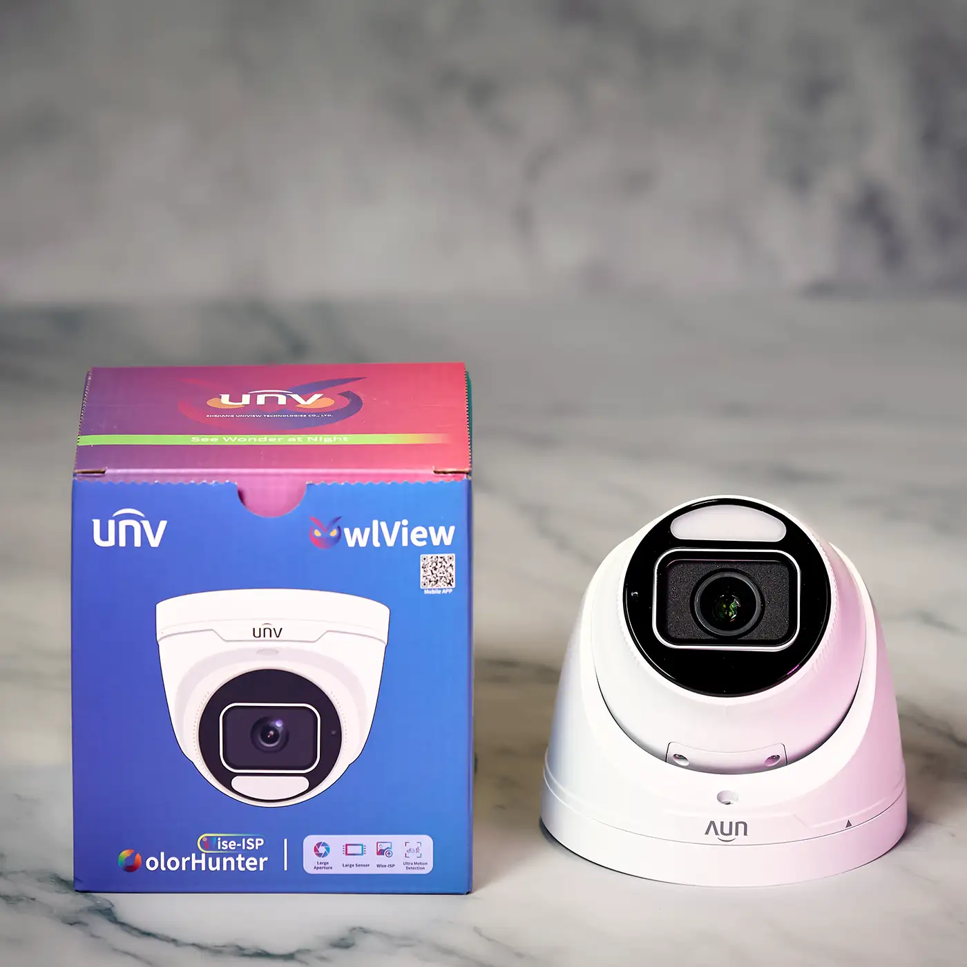 OwlView Plus 8MP AI Turret Camera - IPC3638SE-ADF28K-WP-I1 - Image 2