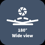 180° Wide View